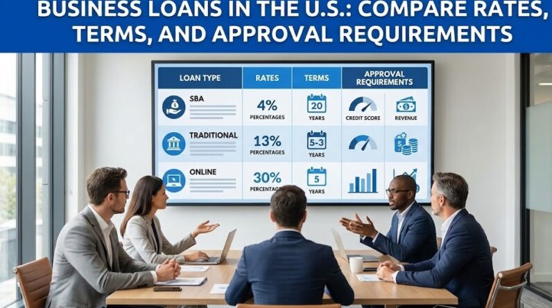 Business Loans in the U.S.: Compare Rates, Terms, and Approval Requirements